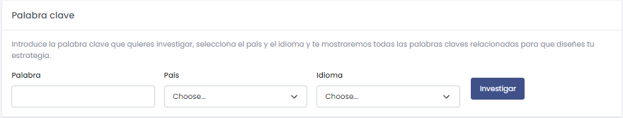caja keyword research