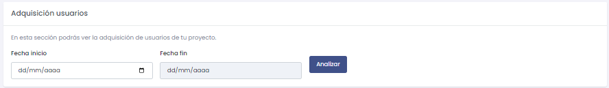 caja de adquisición de usuarios